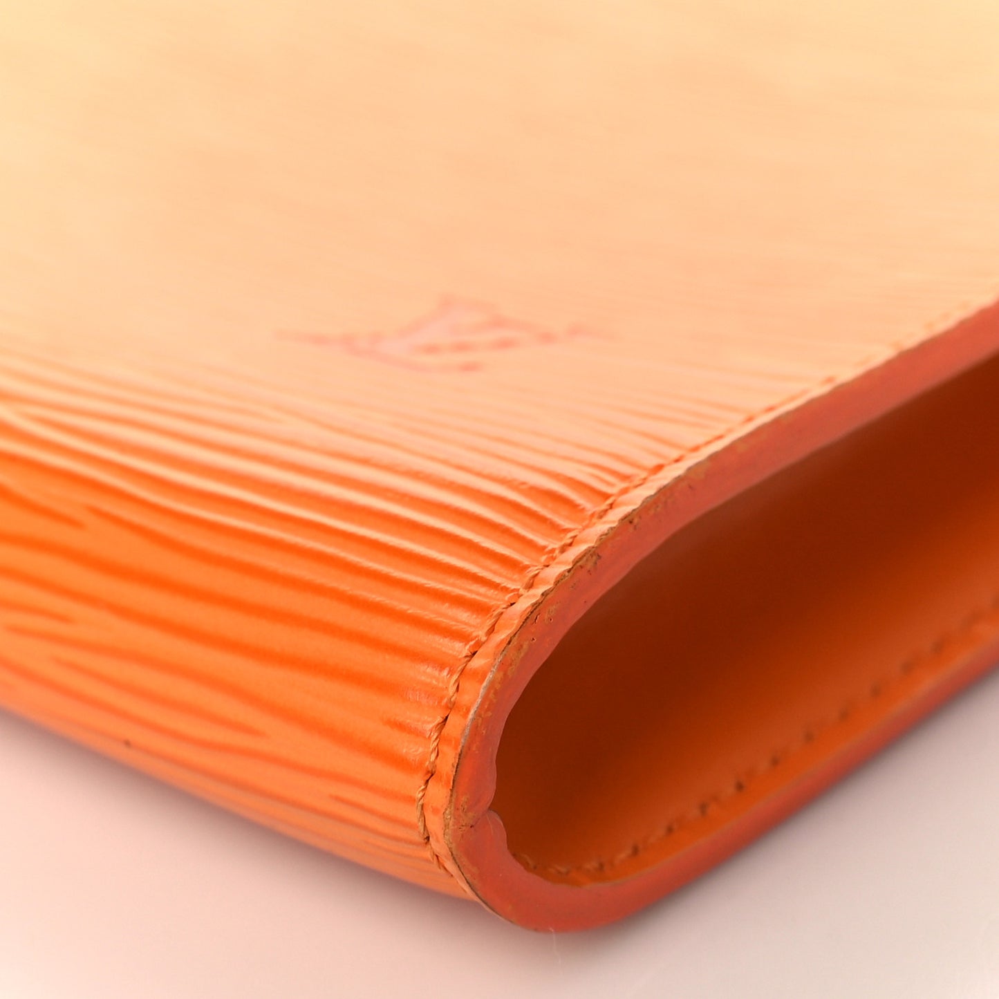 Epi Pochette Accessories 24 Mandarin