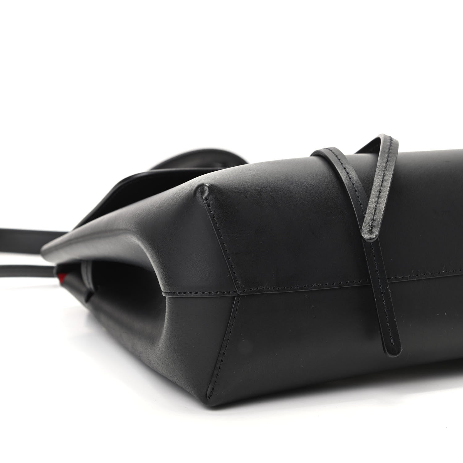 Mansur Gavriel Calfskin Mini Lady Bag Black Flamma 8 of 9