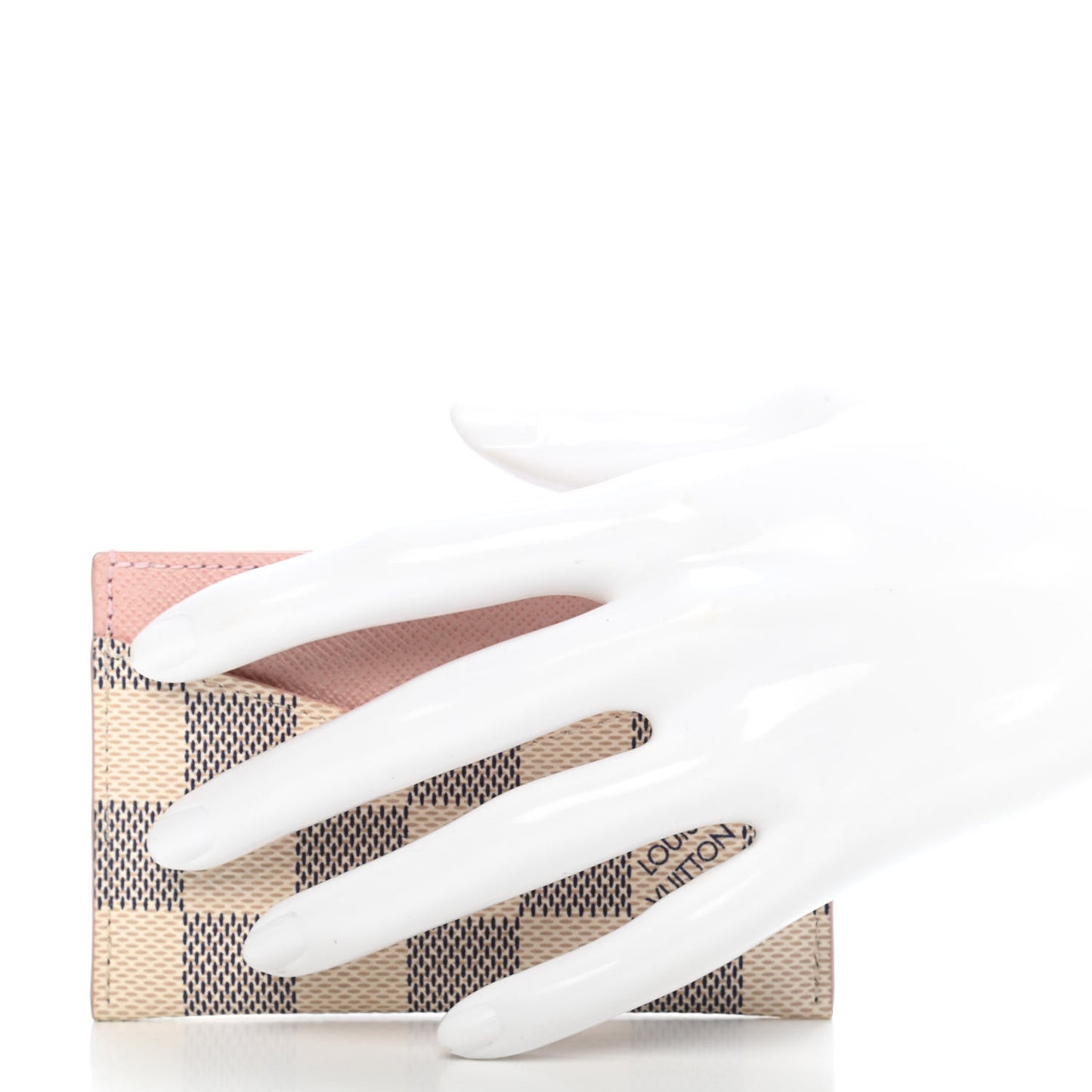 Damier Azur Daily Card Holder Rose Ballerine