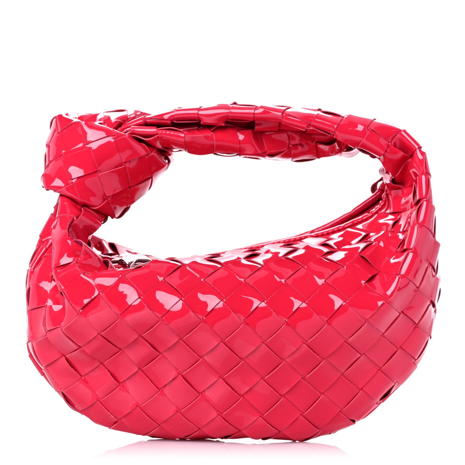 Bottega Veneta Patent Nappa Intrecciato Mini Jodie Candy Stripe 1 of 8