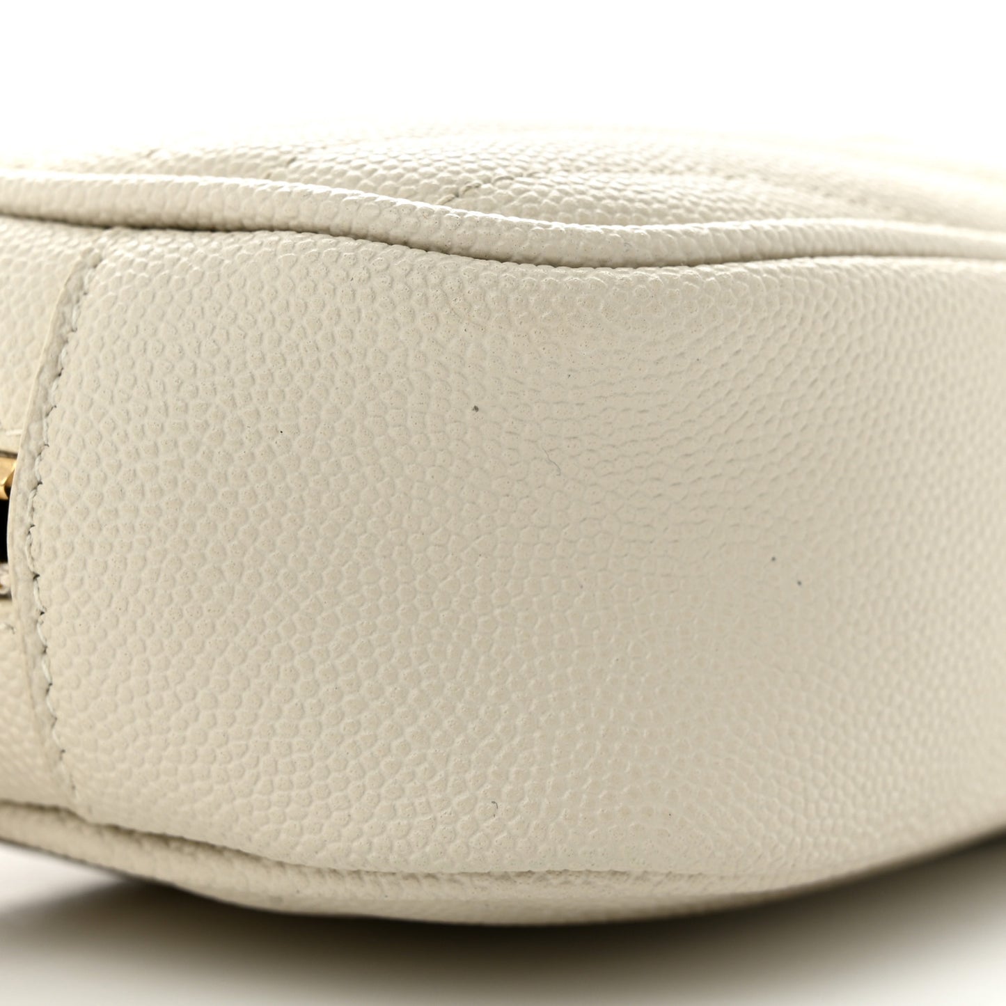 Grain De Poudre Matelasse Monogram Mini Lou Camera Bag Crema Soft