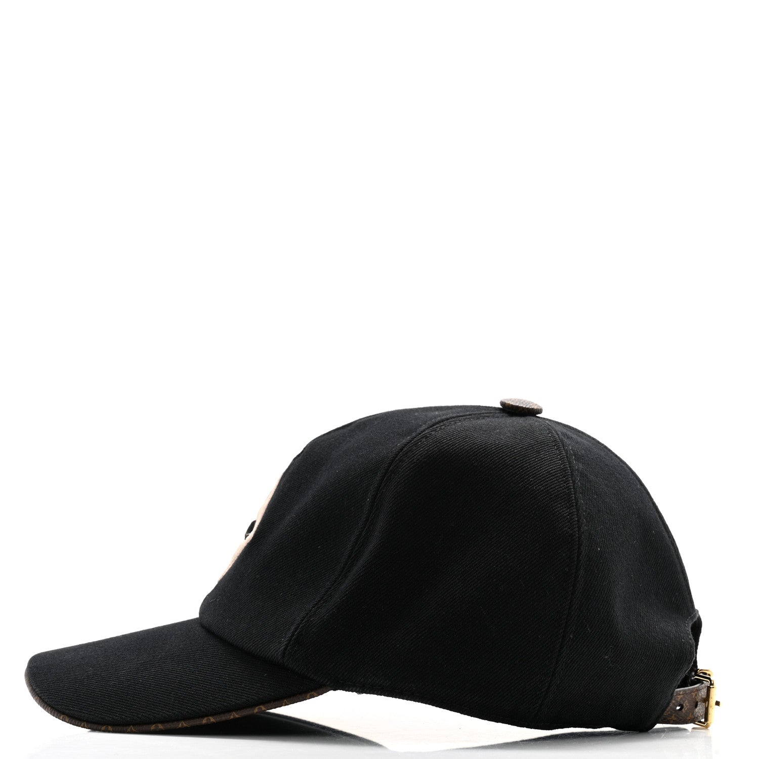 Louis Vuitton Monogram Cotton Jacquard Embroidered LV Day Cap M Black 4 of 11