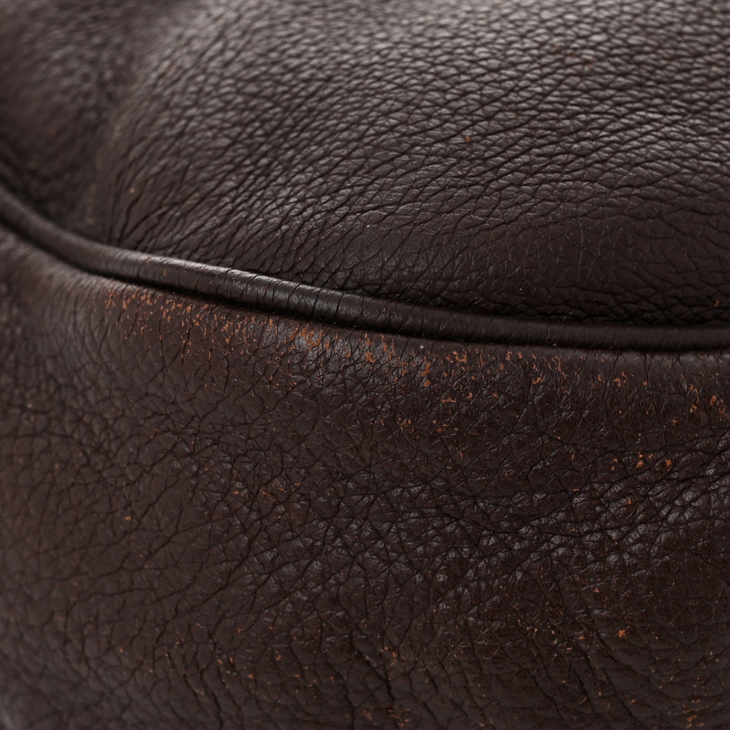 Cervo Intrecciato Shoulder Bag Ebano