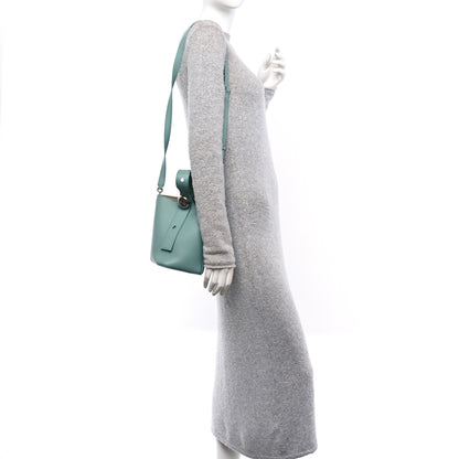 Loewe Soft Grained Calfskin Mini Pebble Bucket Bag Water 2 of 9