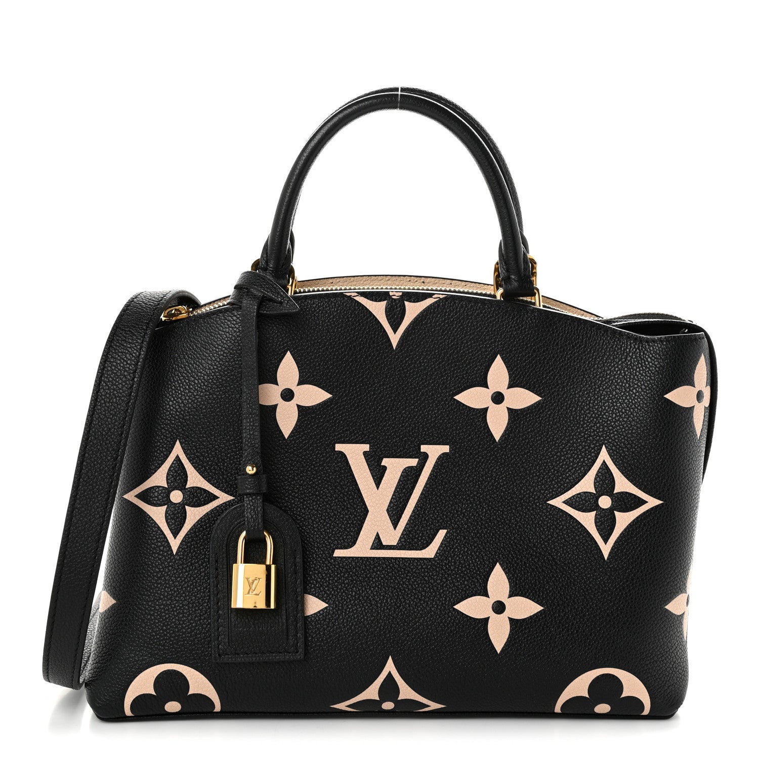 Louis Vuitton Empreinte Monogram Giant Petit Palais Black Beige 1 of 10