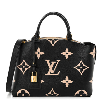 Louis Vuitton Empreinte Monogram Giant Petit Palais Black Beige 1 of 10