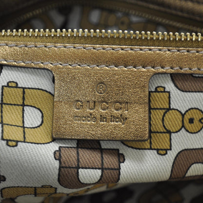 Gucci Guccissima Medium Britt Hobo Metallic NM Exclusive 7 of 10
