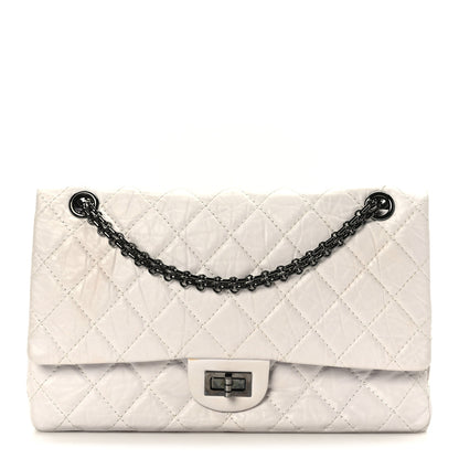 Chanel Aged Calfskin 2.55 Reissue 227 Flap White 1 of 9