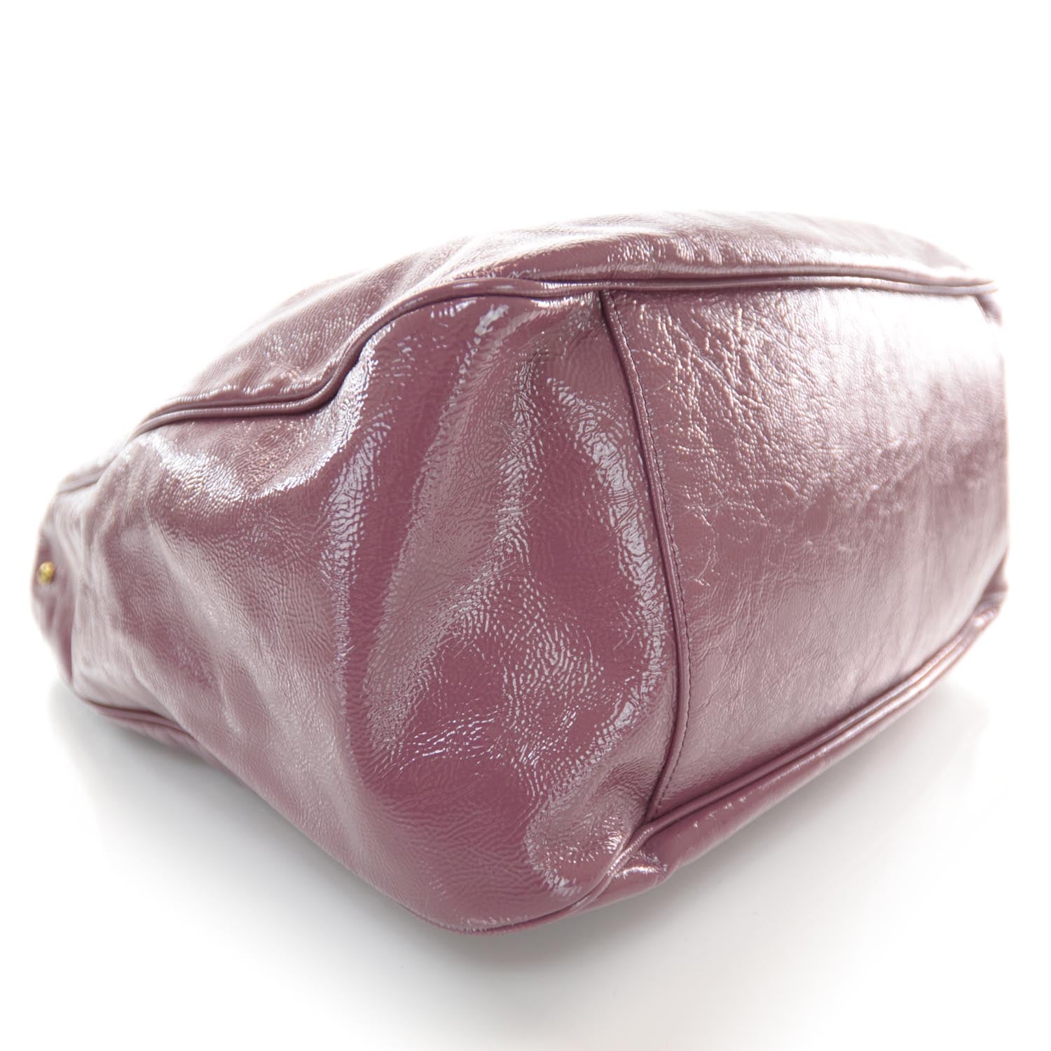 Saint Laurent Patent Roady Hobo Mauve 4 of 7