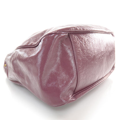 Saint Laurent Patent Roady Hobo Mauve 4 of 7