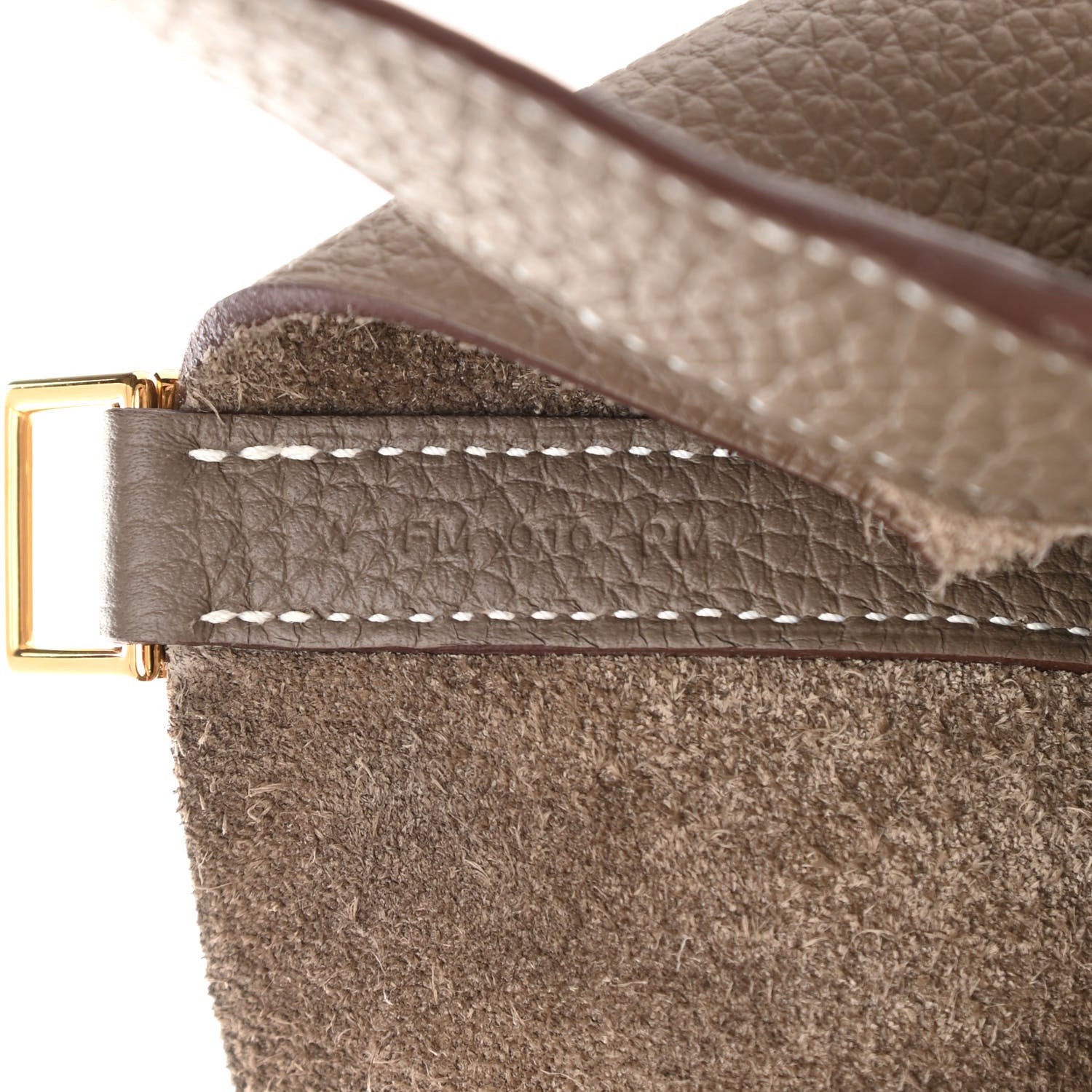 Hermes Taurillon Clemence Picotin Lock 22 MM Etoupe 7 of 11