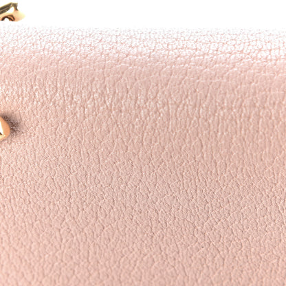 Chloe Grained Lambskin Mini Drew Shoulder Bag Cement Pink 8 of 11