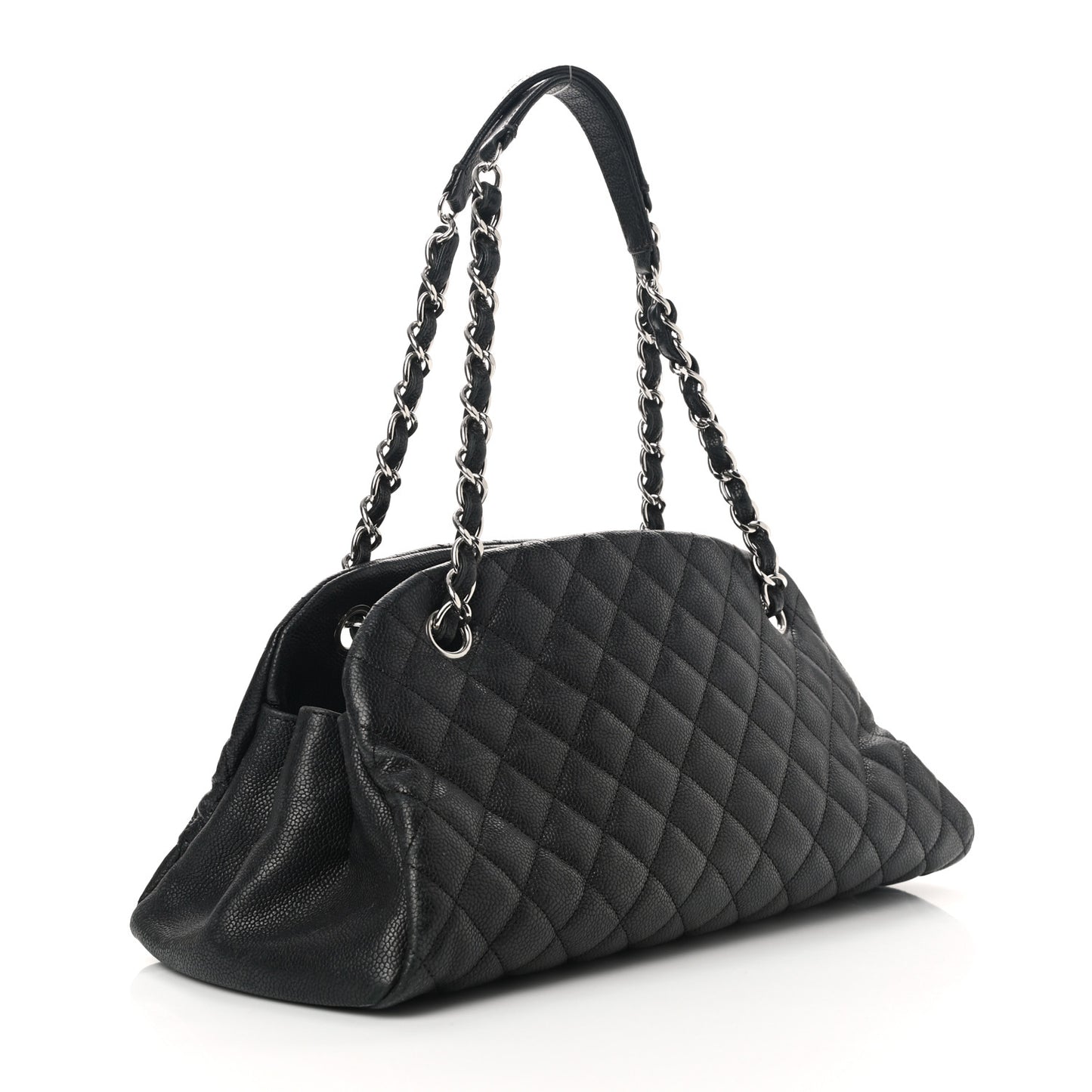 Caviar Quilted Medium Just Mademoiselle Black