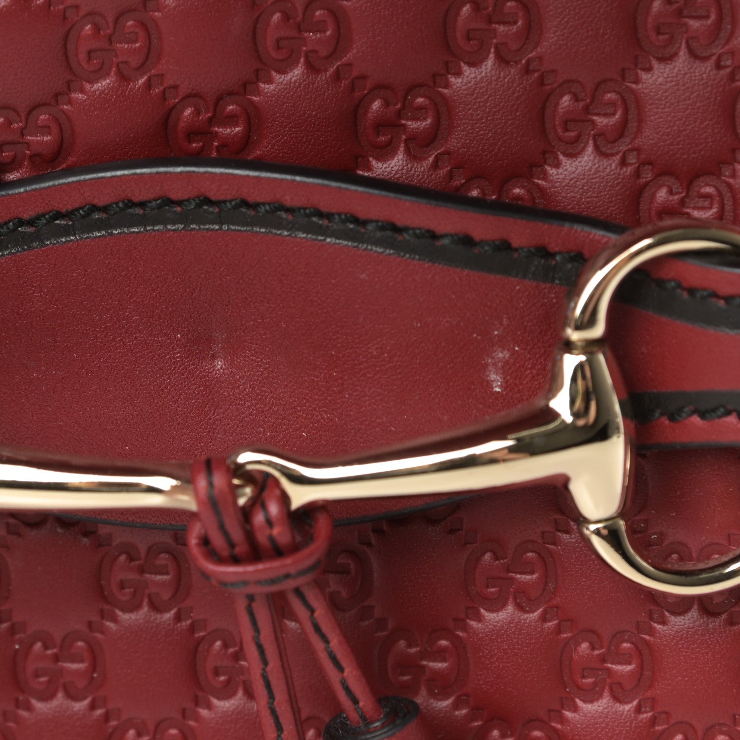 Gucci Microguccissima Medium Emily Chain Shoulder Bag Red 11 of 12