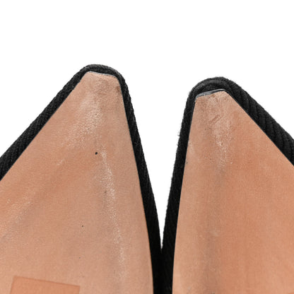 Christian Dior Technical Canvas Ribbon Embroidered J'Adior 100mm Pumps 37 Black 19 of 20