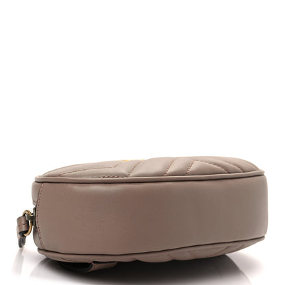 Gucci Calfskin Matelasse GG Marmont Belt Bag 85 34 Porcelain Rose 8 of 8