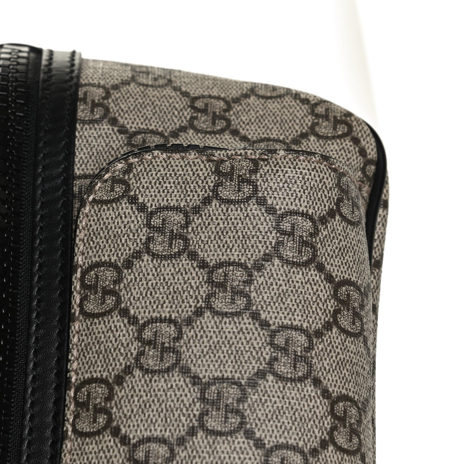 Gucci GG Supreme Monogram Belt Bag Black 11 of 12