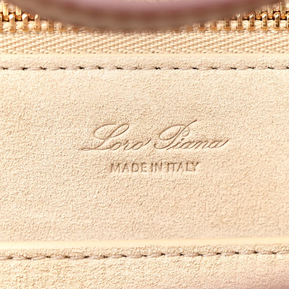 Loro Piana Grained Calfskin Small Ghiera Bag Azuki Beans 6 of 9