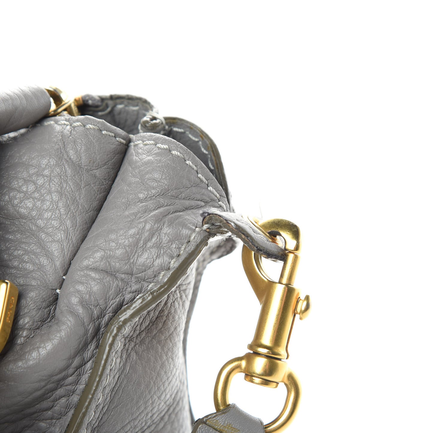 Calfskin Medium Marcie Satchel Cashmere Grey