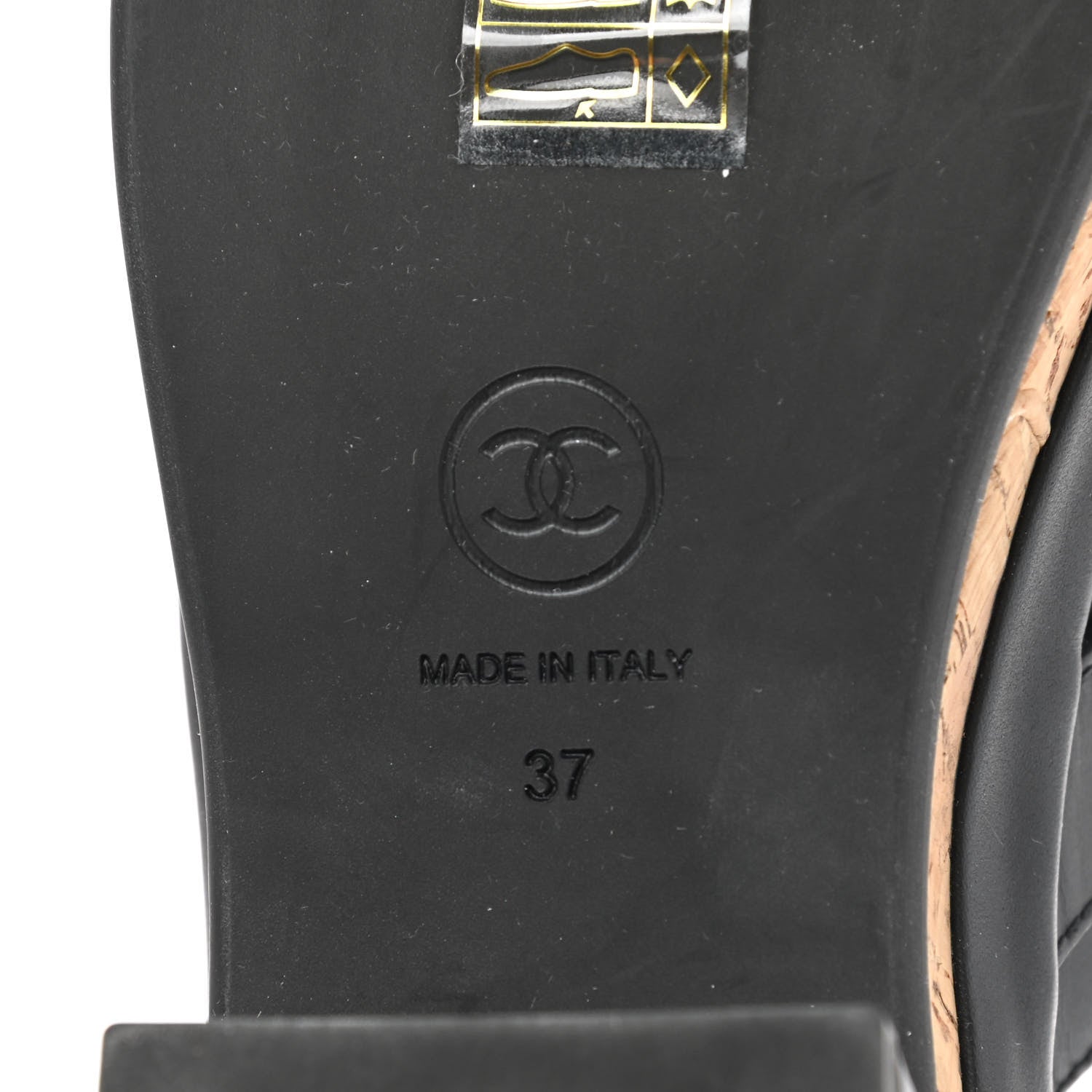 Chanel Calfskin CC Turn Lock Clogs 37 Black 6 of 8
