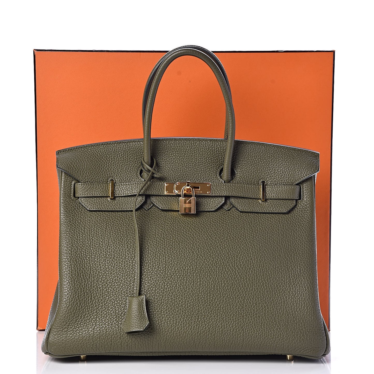 Togo Birkin 35 Vert Olive
