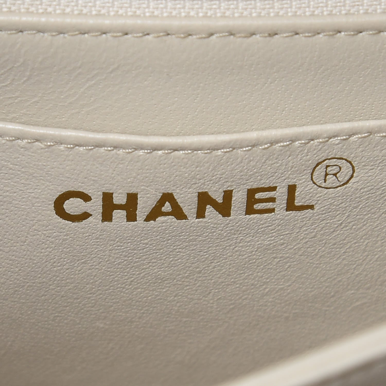 Chanel Lambskin Quilted Small Single Flap Beige Clair 8 of 15