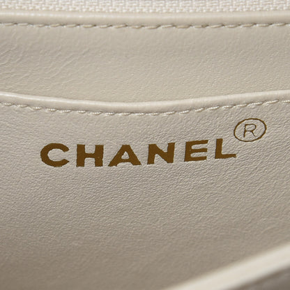 Chanel Lambskin Quilted Small Single Flap Beige Clair 8 of 15