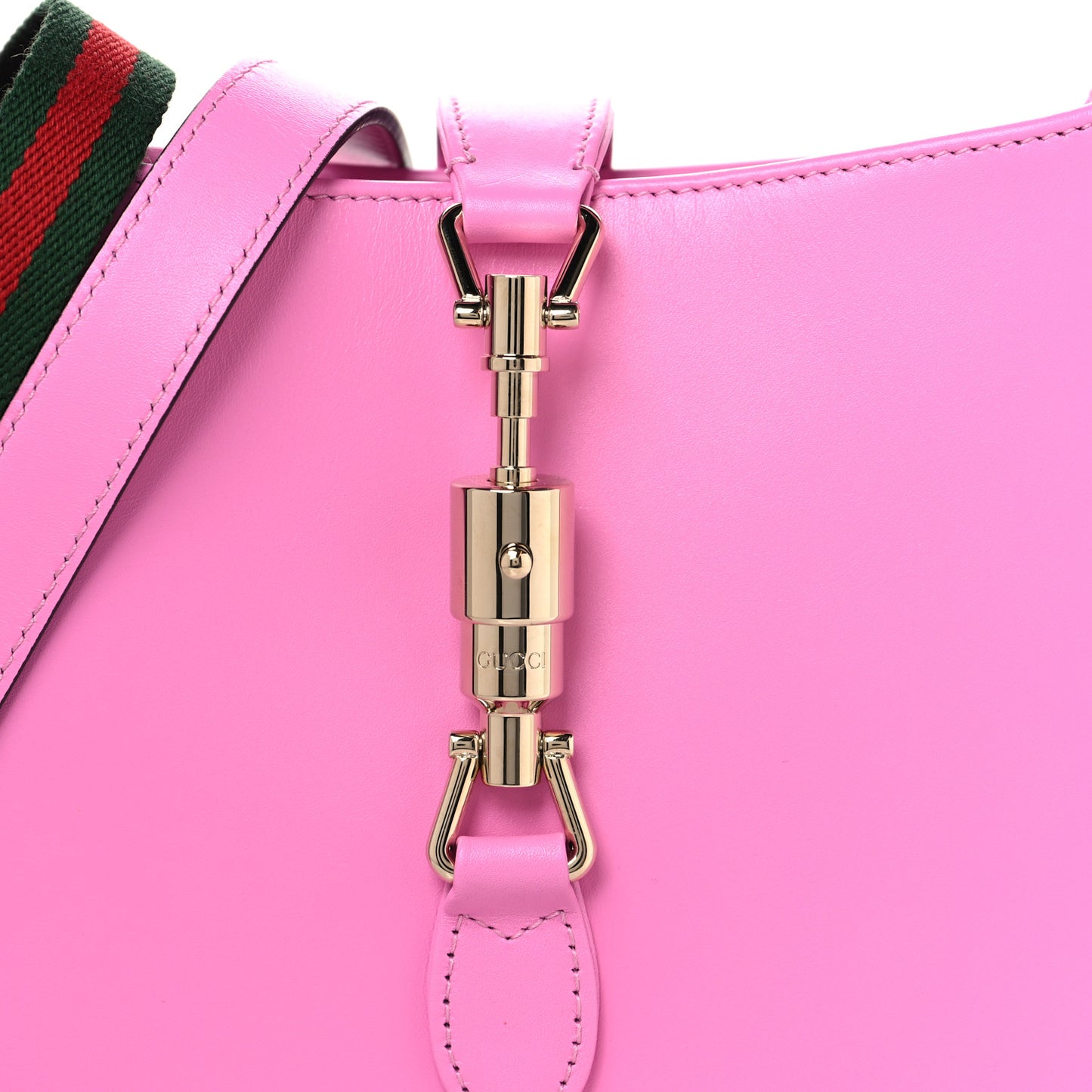 Ancora Calfskin Web Medium Jackie 1961 Hobo Pink