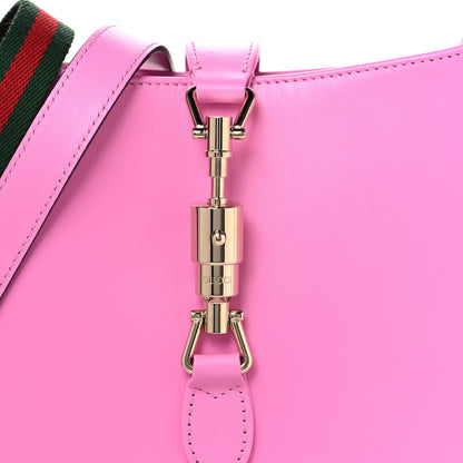 Gucci Ancora Calfskin Web Medium Jackie 1961 Hobo Pink 8 of 10