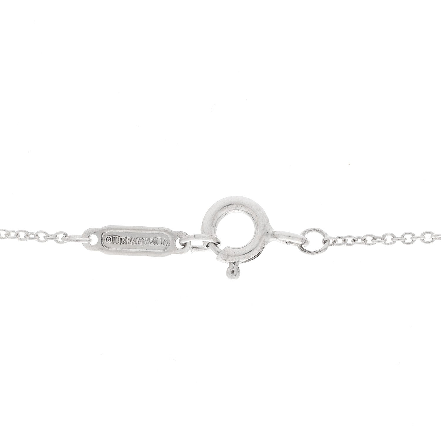 Tiffany Sterling Silver Rubedo 1837 Circles Pendant Necklace 4 of 5