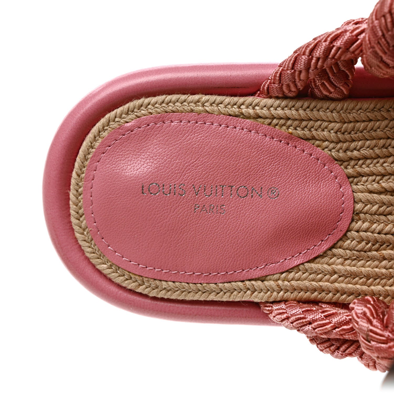 Louis Vuitton Fabric Maia Rope Flat Sandal 36 Rose Clair 7 of 7