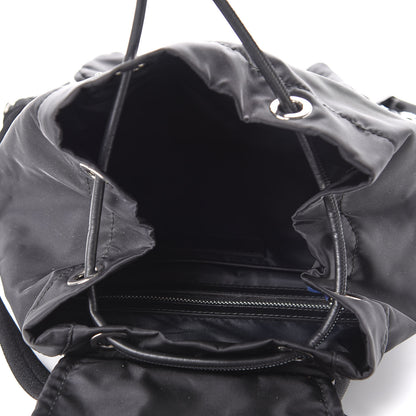 Burberry Nylon Logo Print Medium Rucksack Backpack Black 4 of 8