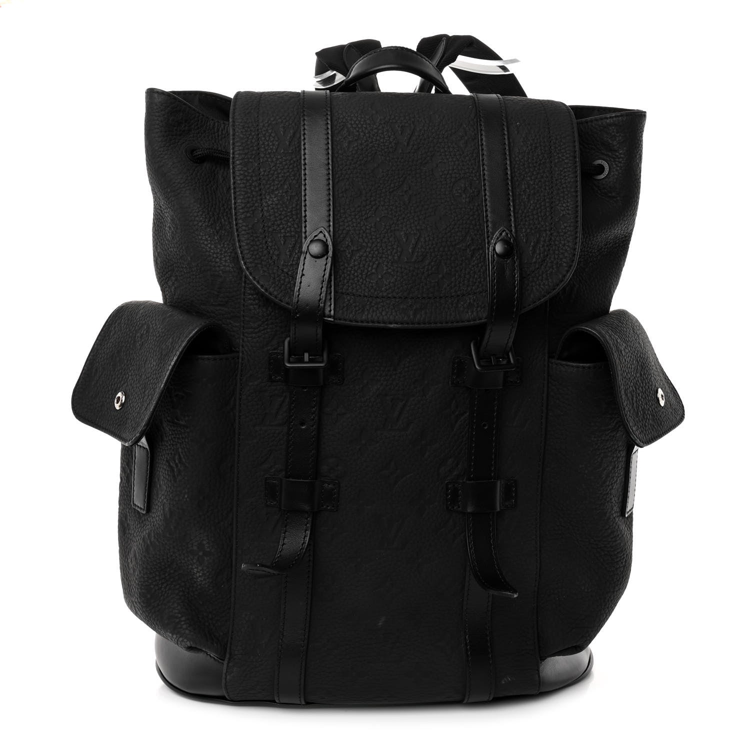 Louis Vuitton Taurillon Monogram Christopher PM Backpack Black 1 of 11