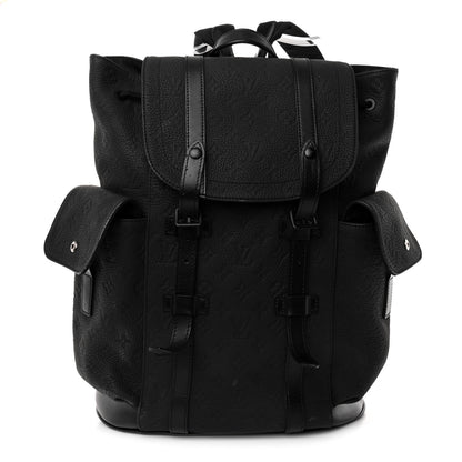 Louis Vuitton Taurillon Monogram Christopher PM Backpack Black 1 of 11