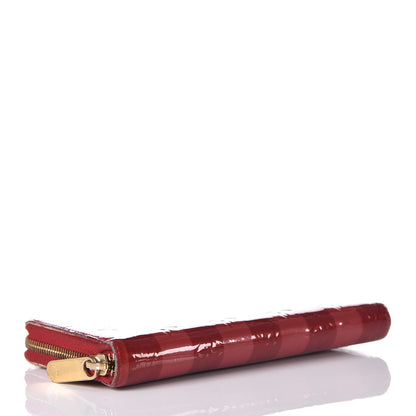 Louis Vuitton Vernis Rayures Zippy Wallet Pomme D'Amour 4 of 11