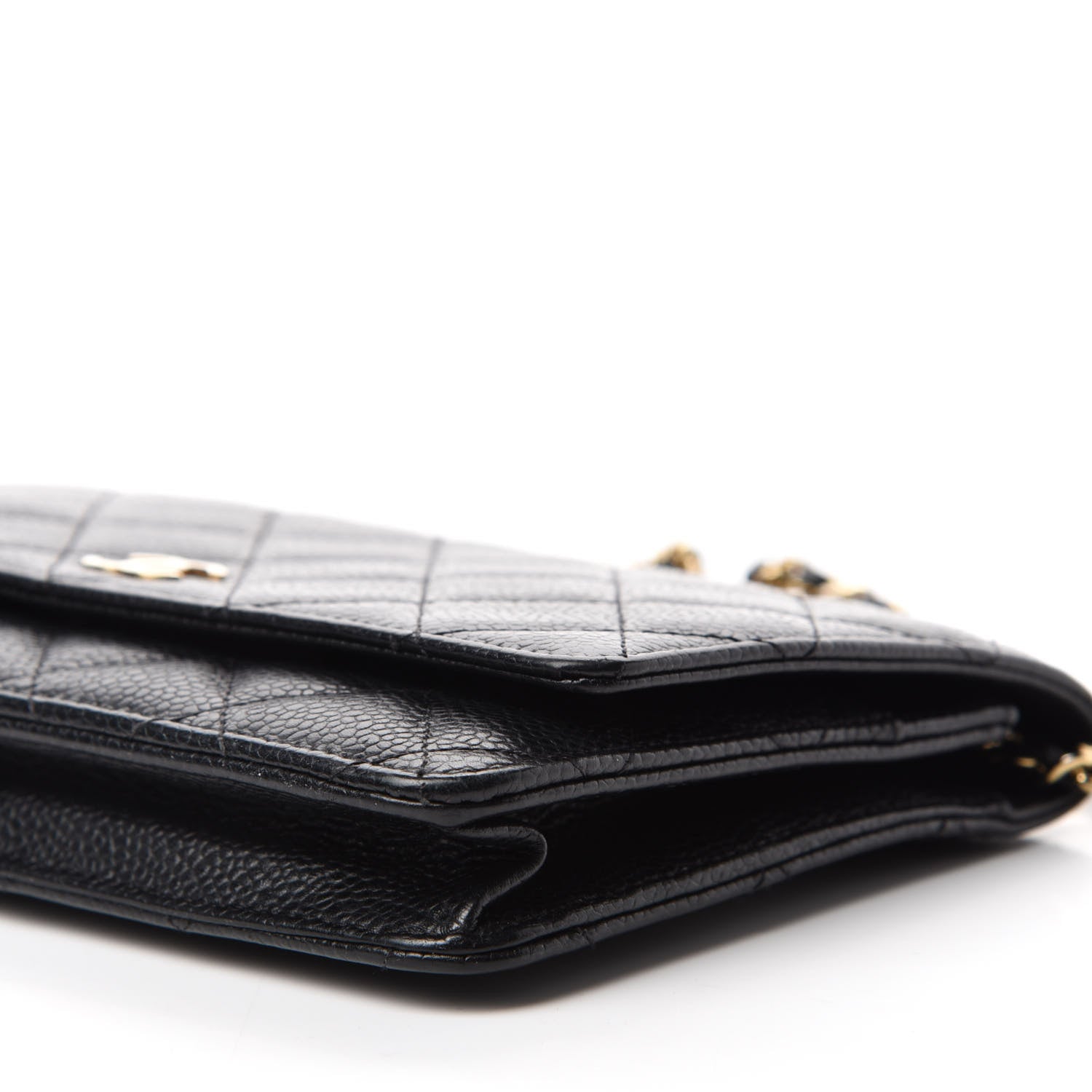 Chanel Caviar Quilted Wallet On Chain WOC Black 7 of 12