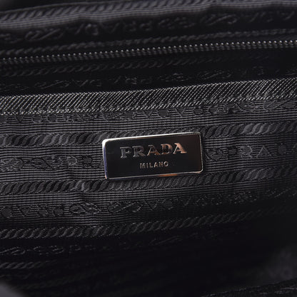 Prada Tessuto Nylon Saffiano Medium Backpack Black 5 of 8
