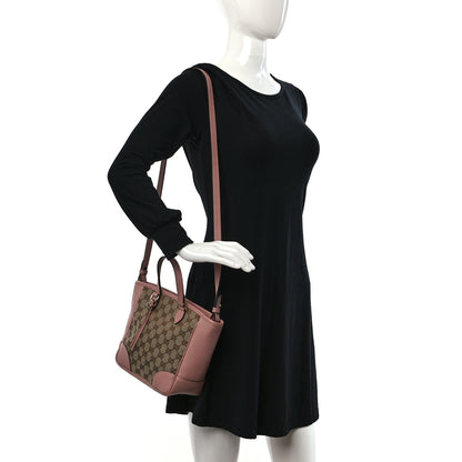 Gucci Monogram Small Bree Tote Beige Soft Pink 3 of 9