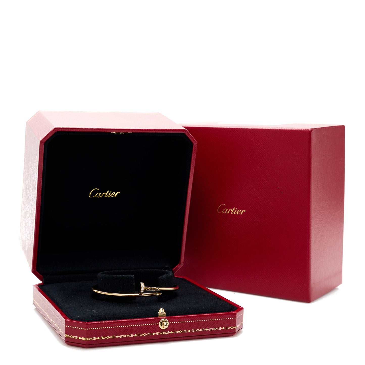 18K Yellow Gold Diamond Small Juste Un Clou Bracelet 16