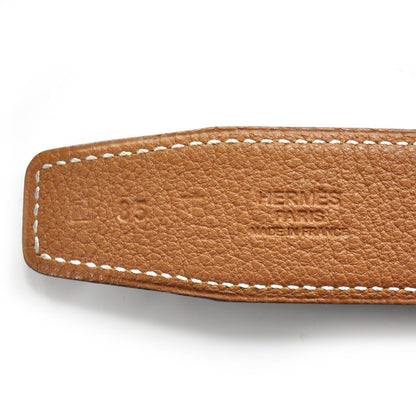 Hermes Leather Enamel H Reversible Belt 85 8 of 8
