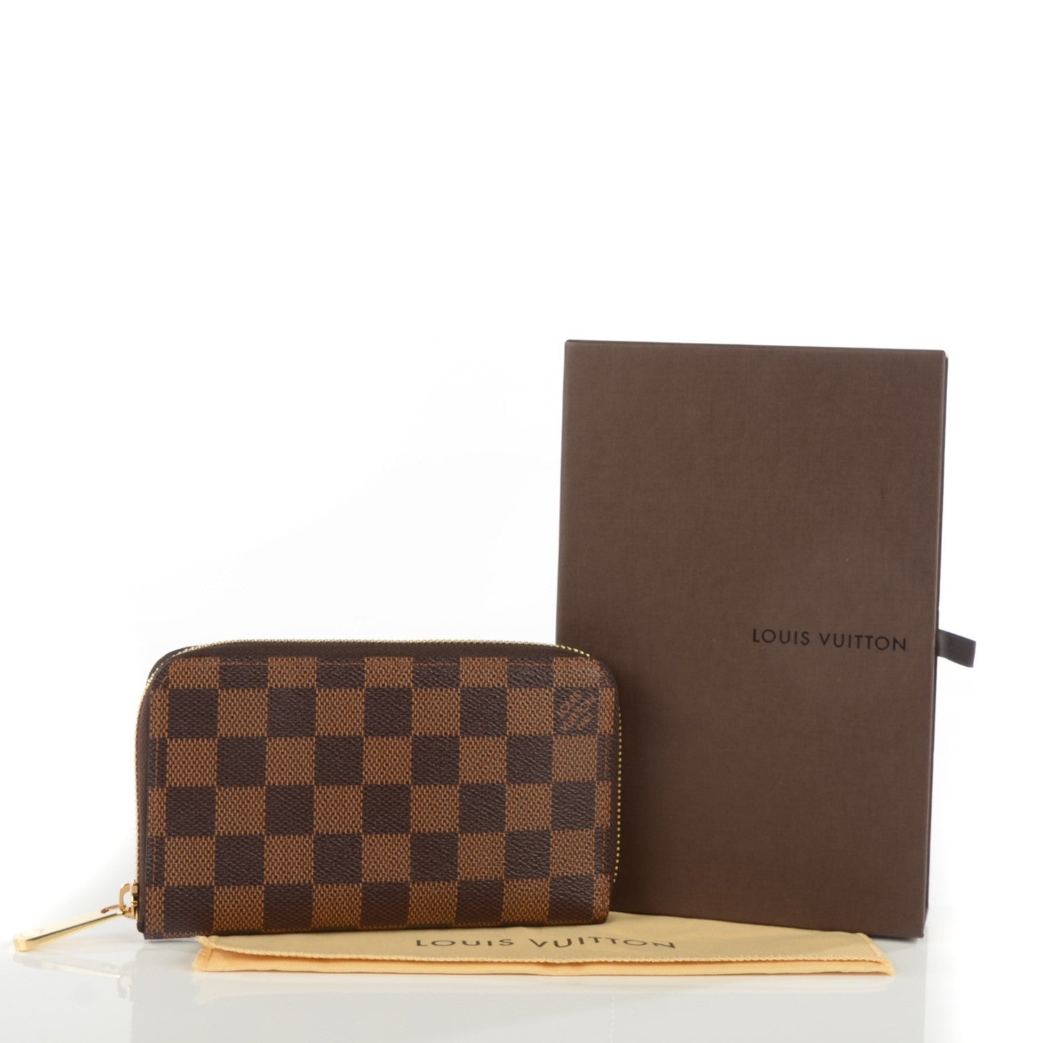 Louis Vuitton Damier Ebene Zippy Compact Wallet 5 of 9