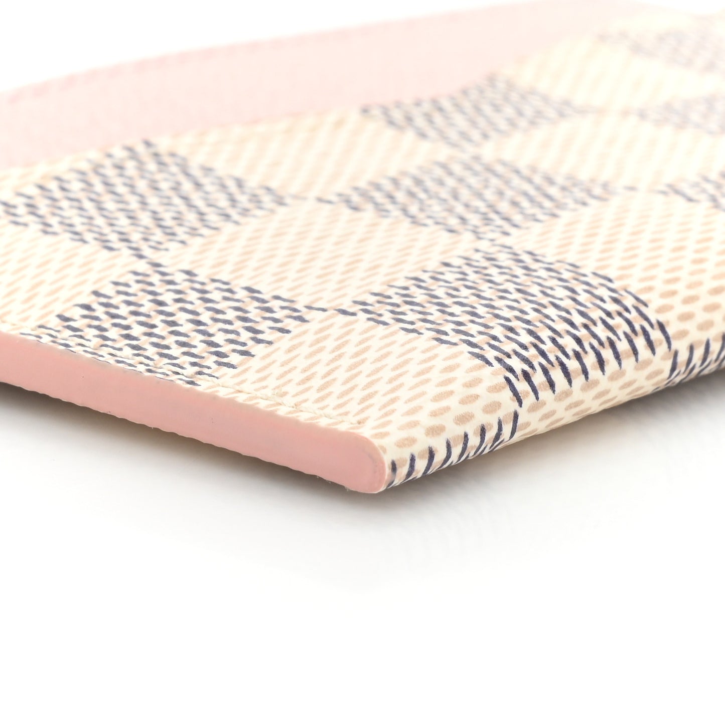 Damier Azur Daily Card Holder Rose Ballerine