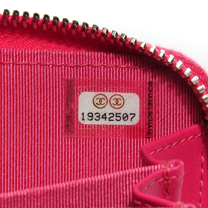 Chanel Patent Quilted Zip Coin Purse Fuchsia 7 of 7