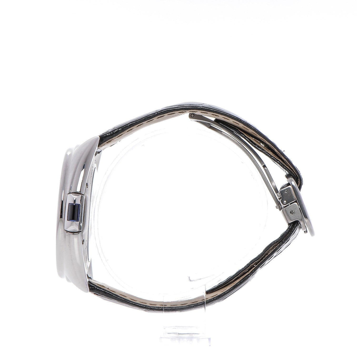 Cartier Stainless Steel Alligator 40mm Cle De Cartier Automatic Watch 4 of 9