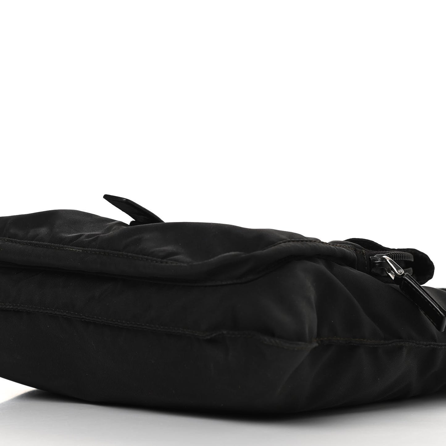 Nylon Vela Sling Messenger Bag Black