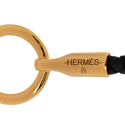 Hermes Swift Double Tour Glenan Bracelet T3 Black 4 of 5