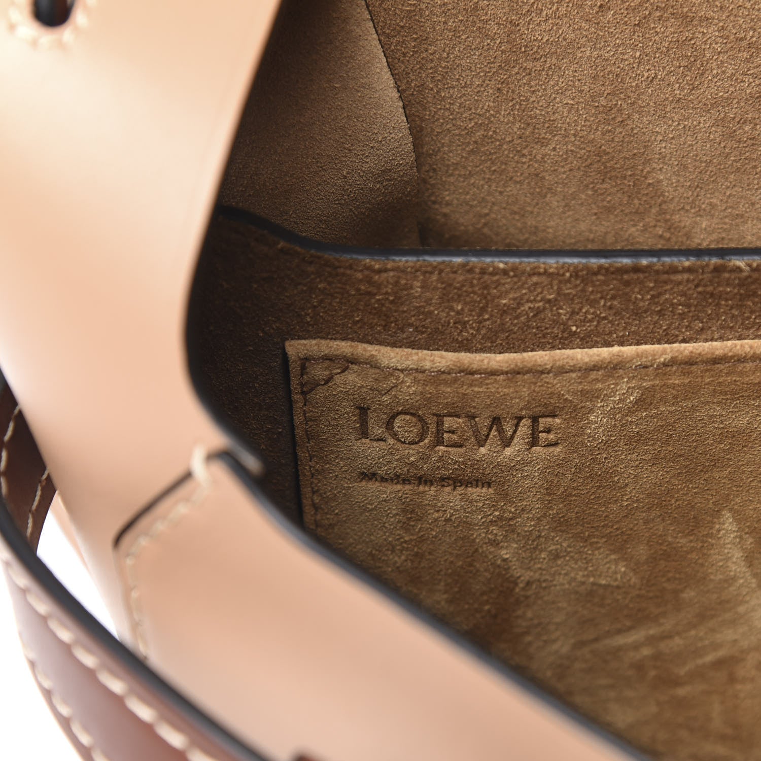 Loewe Calfskin Small Gate Crossbody Bag Taupe 6 of 9