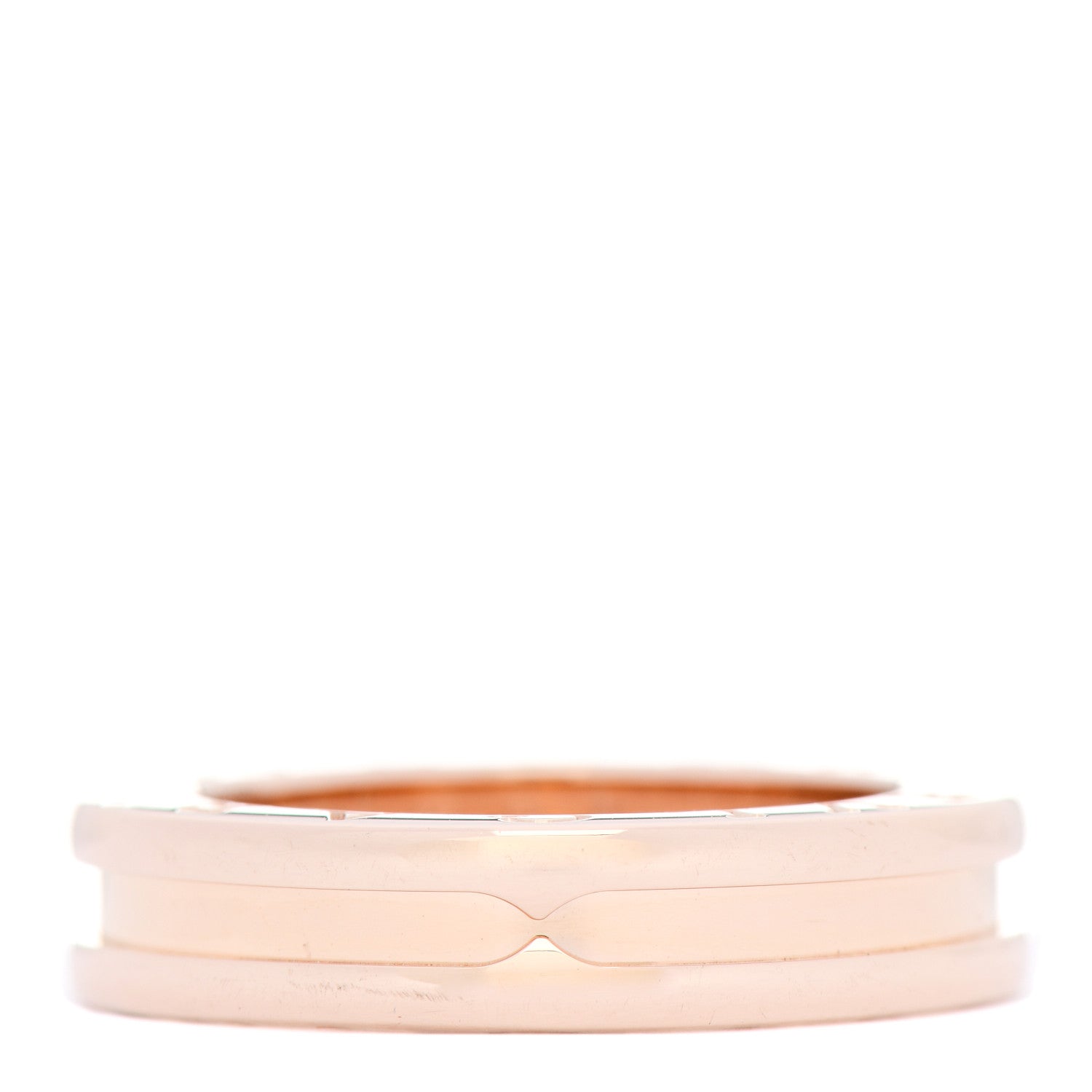 Bulgari 18K Rose Gold B.Zero1 One-Band Ring 50 5.25 2 of 5
