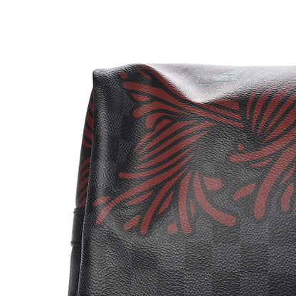 Louis Vuitton Damier Graphite Rope Keepall Bandouliere 45 Red 10 of 11