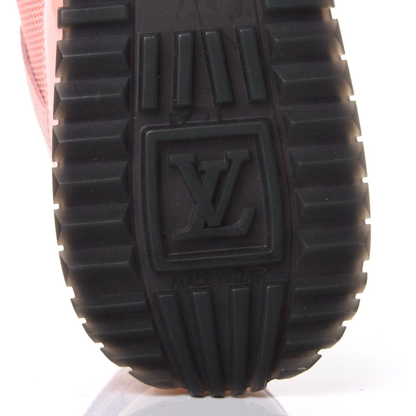 Suede Damier Azur Run Away Sneakers 37.5 Pink
